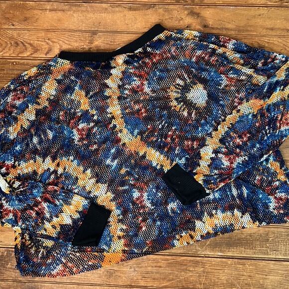 Women’s Madrags cropped long sleeve mesh top size XL NWT new - Picture 6 of 7